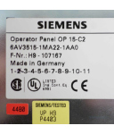Siemens Simatic OP15 OP15-C2 6AV3515-1MA22-1AA0 GEB