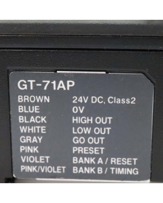 Keyence Messverstärker GT-71AP GEB