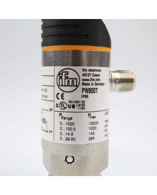 ifm electronic Drucksensor PN-001BRBR14-HFPKG/US/ /V PN5007 NOV
