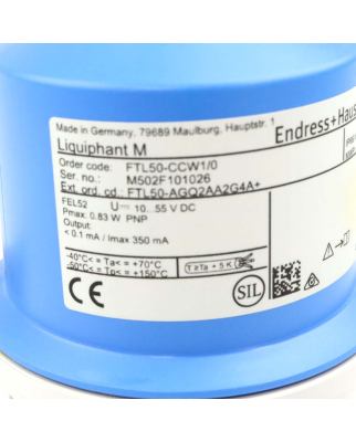 Endress+Hauser Liquiphant M FTL51-CCW1/0 OVP