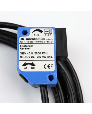 di-soric Laser-Einweglichtschranke OEV 40 K 2000 P3K OVP