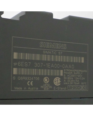Siemens Simatic PS307 6ES7 307-1EA00-0AA0 5A GEB