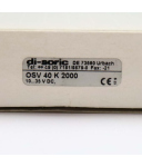 di-soric Laser-Einweglichtschranke OSV 40 K 2000 OVP