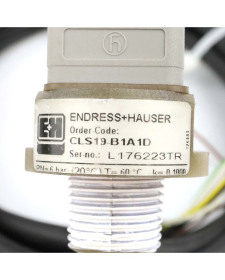 Endress+Hauser Condumax Analoger Leitfähigkeitssensor CLS19-B1A1D GEB