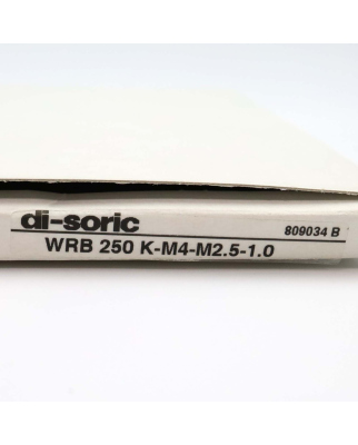 di-soric Kunststoff-Lichtleiter WRB 250 K-M4-M2.5-1.0 809034 B OVP