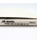 di-soric Kunststoff-Lichtleiter WRB 250 K-M4-M2.5-1.0 809034 B OVP