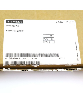 Simatic IPC Buchmontage-Kit 6ES7 648-1AA10-1YA0 OVP