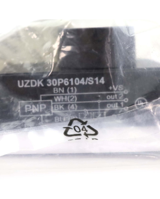 Baumer electric Ultraschall 2-Punkt-Näherungsschalter UZDK 30P6104/S14 10159712 OVP