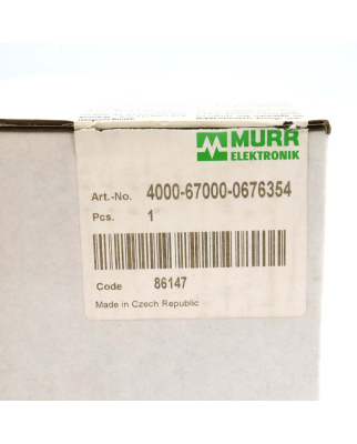 MURR ELEKTRONIK MSDD Einbaurahmen 4000-67000-0676354 OVP