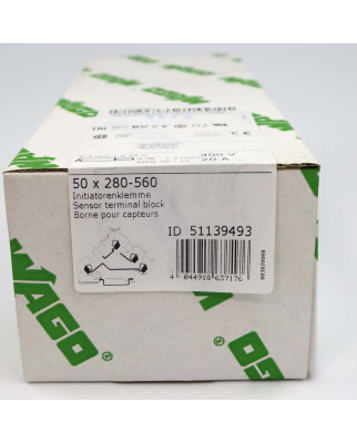 WAGO Initiatorenklemme 280-560 (50Stk.) OVP
