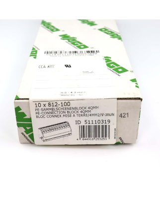 WAGO Anschlussblock 812-100 (10Stk.) OVP
