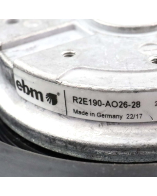 ebm-papst Radialventilator R2E190-AO26-28 230V NOV
