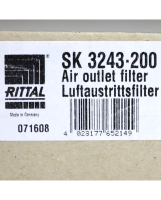 RITTAL Austrittsfilter SK 3243.200 OVP