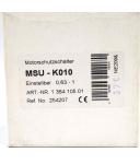 Schiele Motorschutzschalter MSU-K010 136410501 OVP