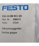 Festo Vakuumsauggreifer ESG-10-BN-HCL-QS 189171 OVP