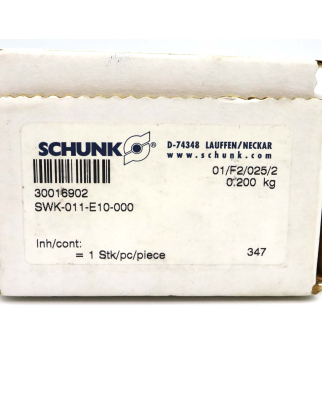 SCHUNK Schnellwechselsystem SWK-011-E10-000 30016902 OVP