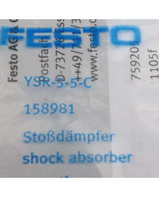 Festo Stoßdämpfer YSR-5-5-C 158981 OVP