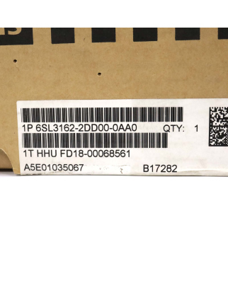 Sinamics ZK-Schienensatz 6SL3162-2DD00-0AA0 (10Stk.) OVP