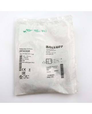 Balluff Induktiver Sensor BES030R BES 516-326-G-E5-Y-S49 OVP