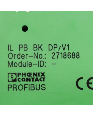 Phoenix Contact PROFIBUS-Buskoppler IL PB BK DP/V1 2718688 GEB
