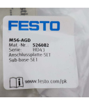 Festo Anschlussplatte-SET MS6-AGD 526082 OVP