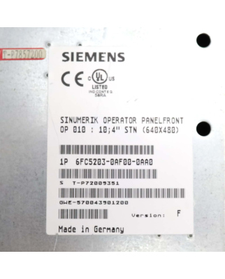 Siemens Sinumerik PCU 50 6FC5210-0DF01-0AA0 + 6FC5203-0AF00-0AA0 GEB