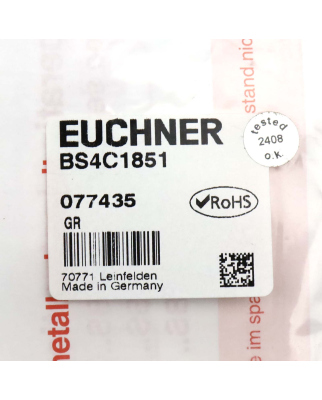Euchner Steckverbinder BS4C1851 077435 OVP