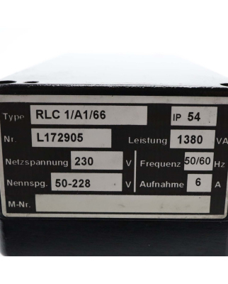 HPL Zuführtechnik Bedienteil RLC 1/A1/66 230V GEB