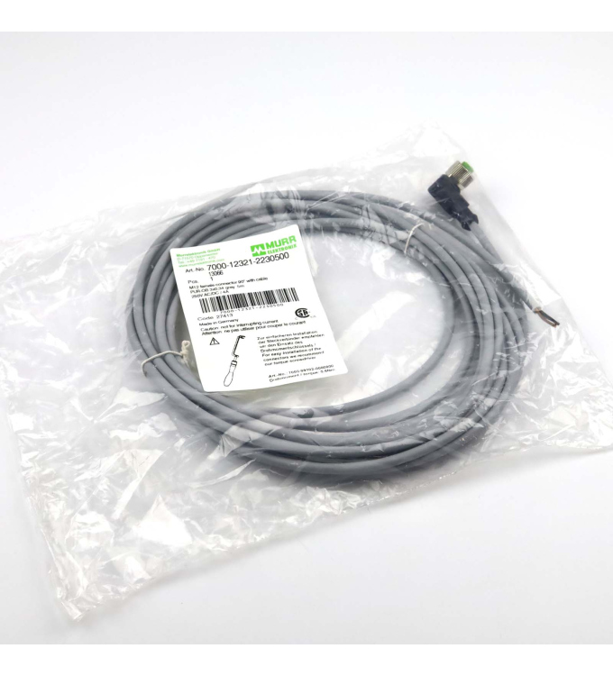 MURR ELEKTRONIK Verbindungskabel M12 Bu. freies Ltg-ende 7000-12321-2230500 OVP