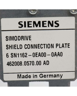 Simodrive 611 Schirmanschlussblech 6SN1162-0EA00-0AA0 NOV