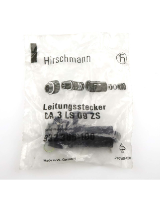 Hirschmann Leitungsstecker CA 3 LS 09 ZS 932365-100...