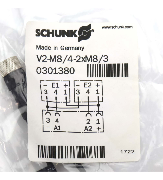 SCHUNK V2-M8-4P-2XM8-3P 0301380 - spares4less | Günstige 
