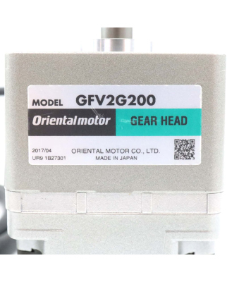 ORIENTAL MOTOR DC Motor BLM230-GFV2-K3 + GFV2G200 i: 200:1 NOV