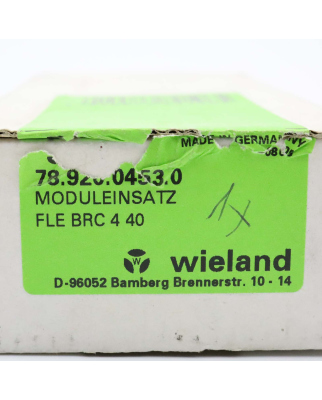 Wieland Moduleinsatz FLE BRC 4 40 78.920.0453.0 OVP
