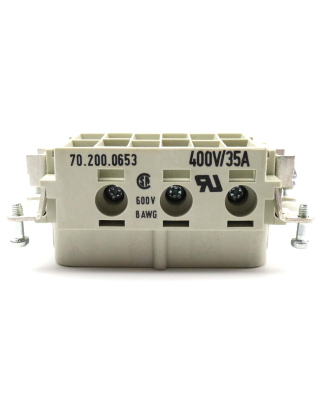 Wieland Buchseneinsatz POW BUS 6 6,0 40 AG 70.200.0653.0 (5Stk.) OVP