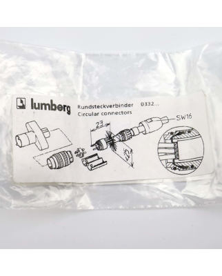 Lumberg Rundsteckverbinder 033205-1 18914 OVP