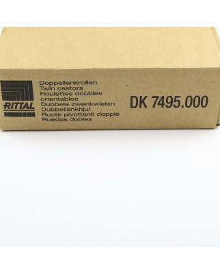 RITTAL Doppel-Lenkrollen 59001055 DK7495.000 (4Stk.) OVP