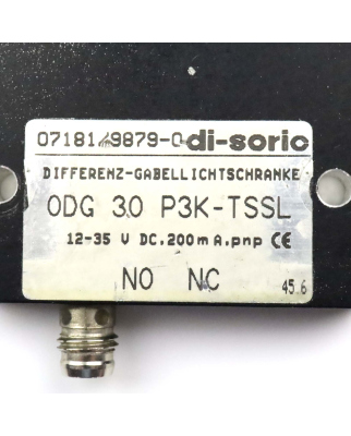 di-soric Gabellichtschranke ODG 30 P3K-TSSL 201167 GEB