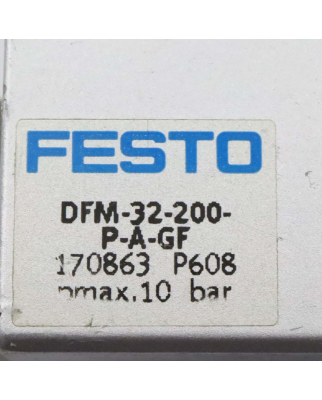 Festo Führungszylinder DFM-32-200-P-A-GF 170863 GEB
