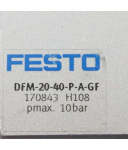 Festo Führungszylinder DFM-20-40-P-A-GF 170843 GEB