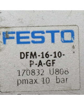 Festo Führungszylinder DFM-16-10-P-A-GF 170832 GEB