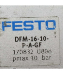 Festo Führungszylinder DFM-16-10-P-A-GF 170832 GEB