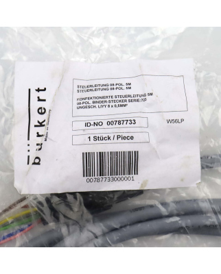 bürkert Steuerleitung 00787733 5m OVP