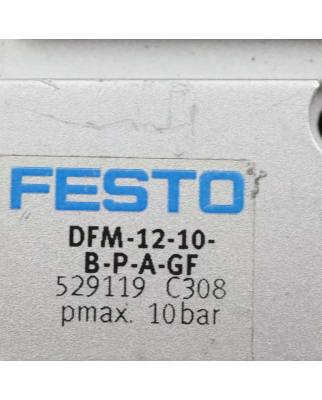 Festo Führungszylinder DFM-12-10-B-P-A-GF 529119 GEB