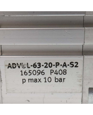 Festo Kompaktzylinder ADVUL-63-20-P-A-S2 165096 GEB