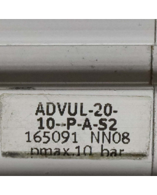 Festo Kompaktzylinder ADVUL-20-10-P-A-S2 165091 GEB