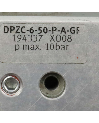 Festo Doppelkolbenzylinder DPZC-6-50-P-A-GF 194337 GEB