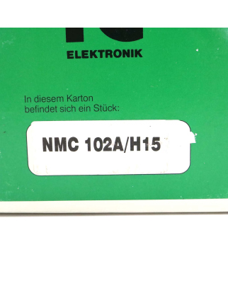 FG Elektronik Linearnetzteil NMC 102A/H15 OVP