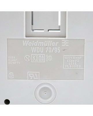 Weidmüller Reihenklemme WDU 70/95 1024600000 (2Stk.)...