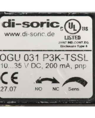 di-soric Gabellichtschranke OGU 031 P3K-TSSL GEB